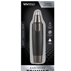 Vivitar Black Ear & Nose Trimmer with Soft-Touch Grip